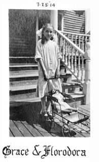 Grace Durst and her doll, Florodora, July 25, 1914.